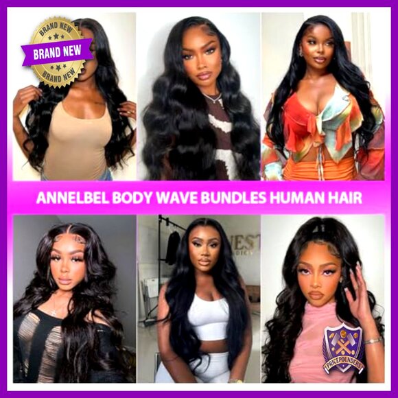 Body Wave Human Hair Extensions 20-24 Inch Brazilian Virgin Bundles main image 6